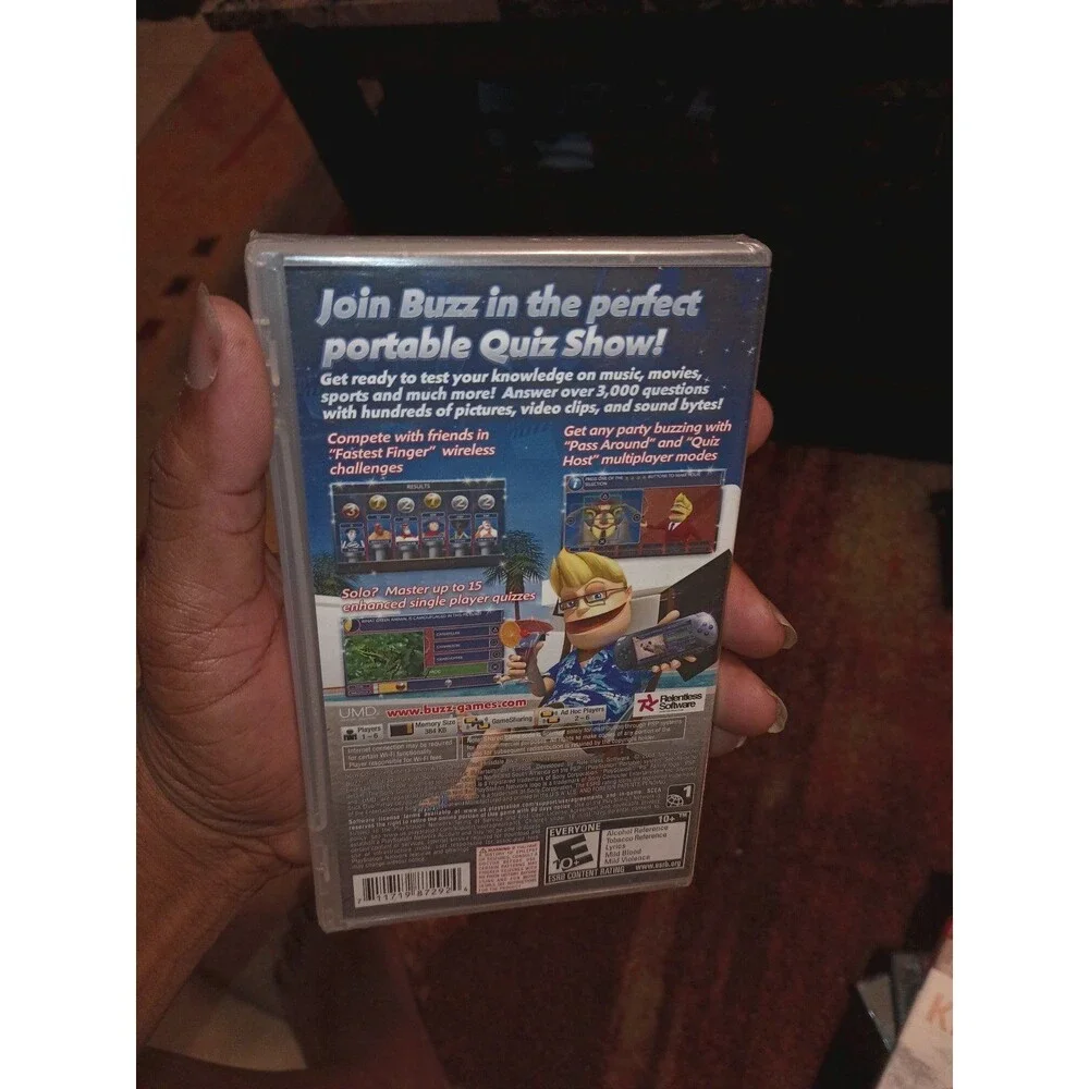 Buzz! Master Quiz (Sony PSP) Brand New Factory Sealed Game